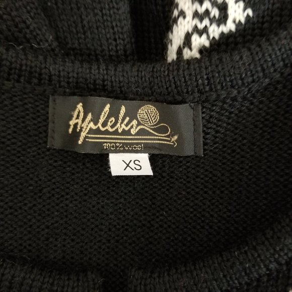 Apleks 100% Wool Cardigan Sweater - Picture 9 of 10